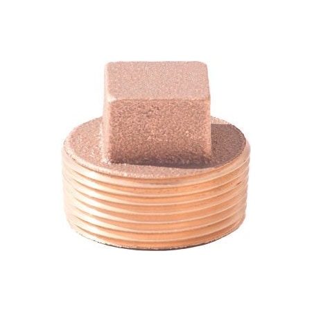 Merit Brass 1/2 In. Lead Free Brass Plug - MNPT - 125 PSI - Import XNL117-08